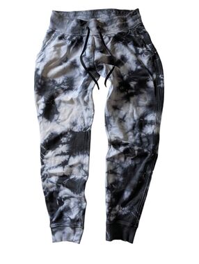 Lululemon Warm Down Women's Jogger Cotton Sweatpants in Earth Dye Stone Pants 8